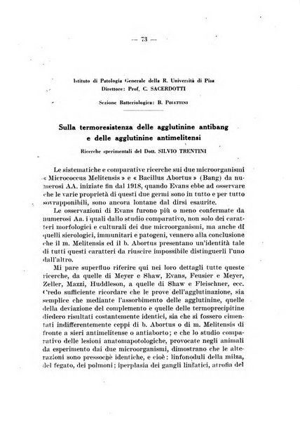 Giornale di batteriologia e immunologia bollettino clinico ed amministrativo dell'Ospedale Maria Vittoria