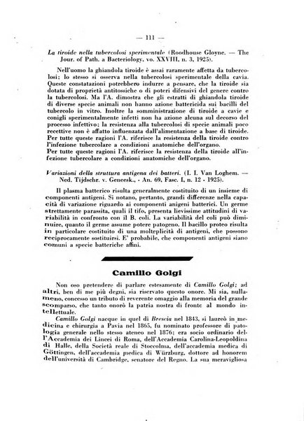 Giornale di batteriologia e immunologia bollettino clinico ed amministrativo dell'Ospedale Maria Vittoria