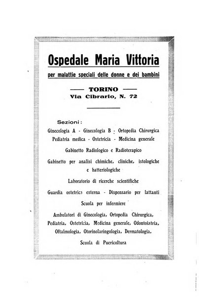 Giornale di batteriologia e immunologia bollettino clinico ed amministrativo dell'Ospedale Maria Vittoria