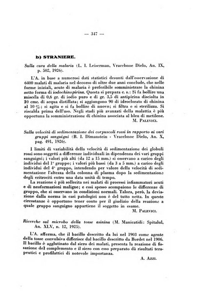 Giornale di batteriologia e immunologia bollettino clinico ed amministrativo dell'Ospedale Maria Vittoria