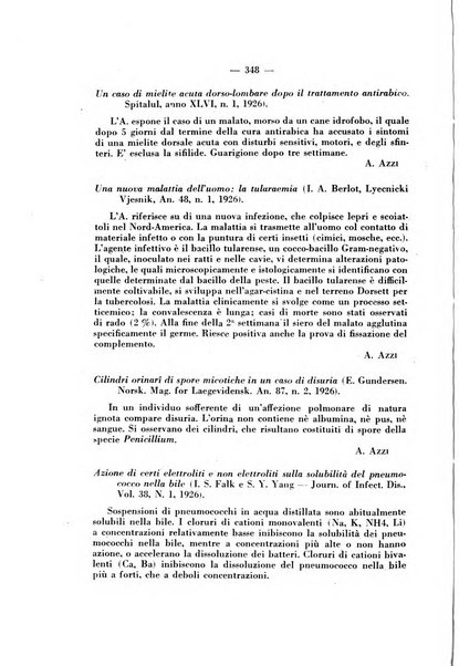 Giornale di batteriologia e immunologia bollettino clinico ed amministrativo dell'Ospedale Maria Vittoria