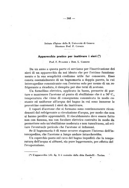 Giornale di batteriologia e immunologia bollettino clinico ed amministrativo dell'Ospedale Maria Vittoria