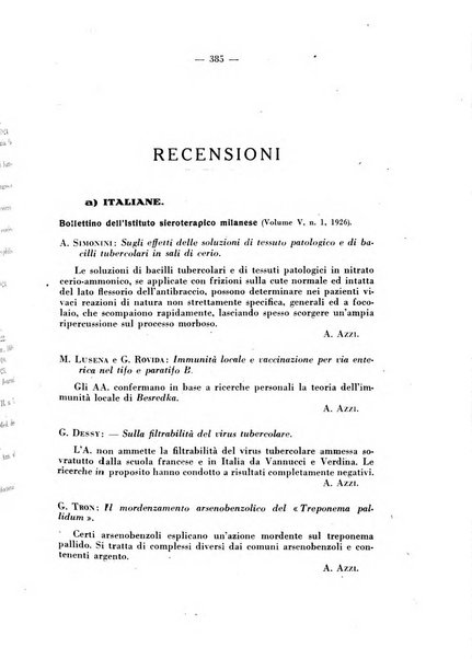 Giornale di batteriologia e immunologia bollettino clinico ed amministrativo dell'Ospedale Maria Vittoria