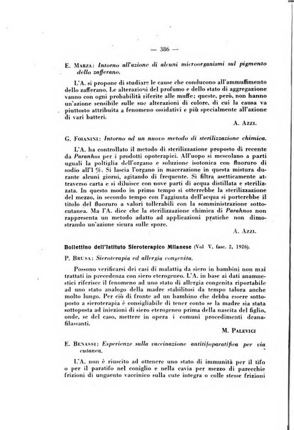 Giornale di batteriologia e immunologia bollettino clinico ed amministrativo dell'Ospedale Maria Vittoria