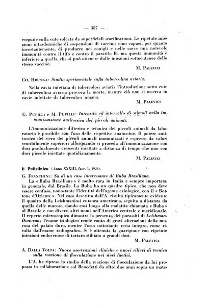 Giornale di batteriologia e immunologia bollettino clinico ed amministrativo dell'Ospedale Maria Vittoria