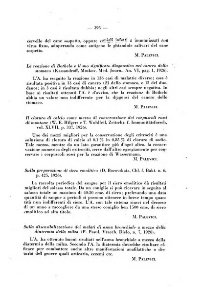 Giornale di batteriologia e immunologia bollettino clinico ed amministrativo dell'Ospedale Maria Vittoria