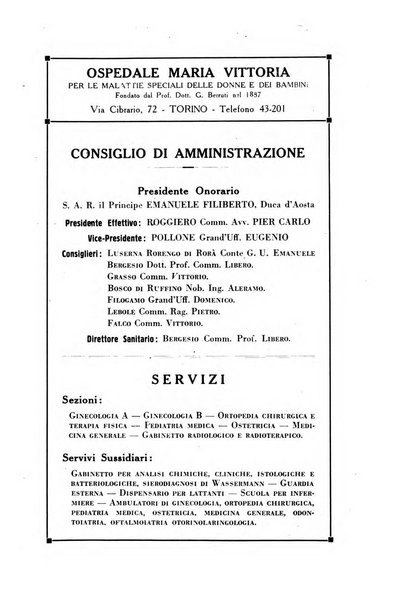 Giornale di batteriologia e immunologia bollettino clinico ed amministrativo dell'Ospedale Maria Vittoria