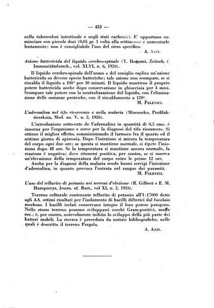 Giornale di batteriologia e immunologia bollettino clinico ed amministrativo dell'Ospedale Maria Vittoria