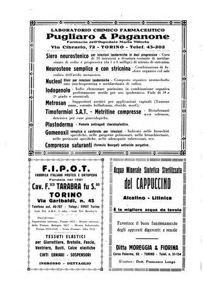 Giornale di batteriologia e immunologia bollettino clinico ed amministrativo dell'Ospedale Maria Vittoria