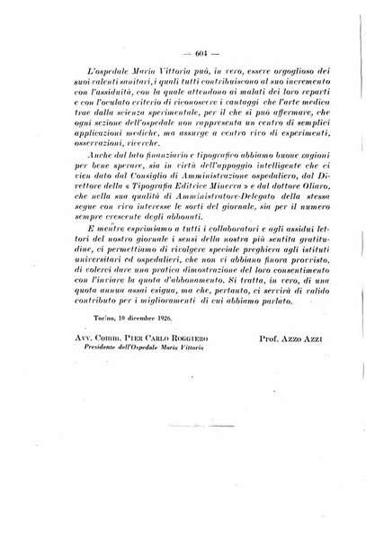 Giornale di batteriologia e immunologia bollettino clinico ed amministrativo dell'Ospedale Maria Vittoria