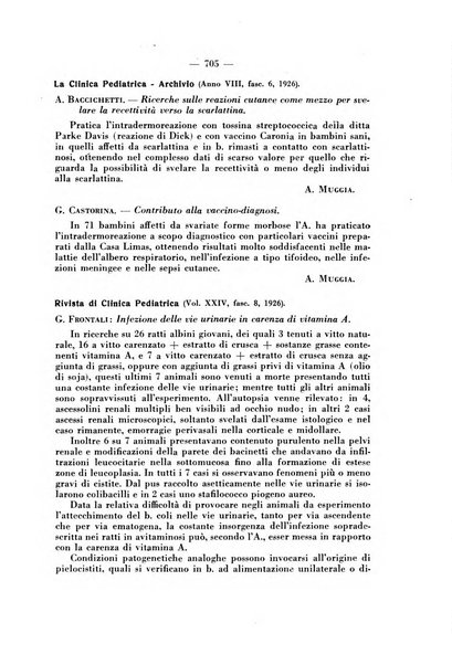 Giornale di batteriologia e immunologia bollettino clinico ed amministrativo dell'Ospedale Maria Vittoria