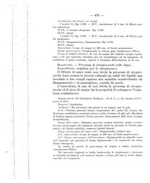 Giornale di batteriologia e immunologia bollettino clinico ed amministrativo dell'Ospedale Maria Vittoria