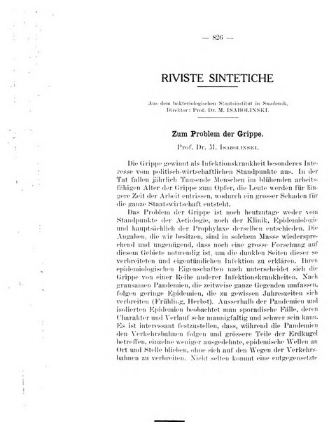 Giornale di batteriologia e immunologia bollettino clinico ed amministrativo dell'Ospedale Maria Vittoria