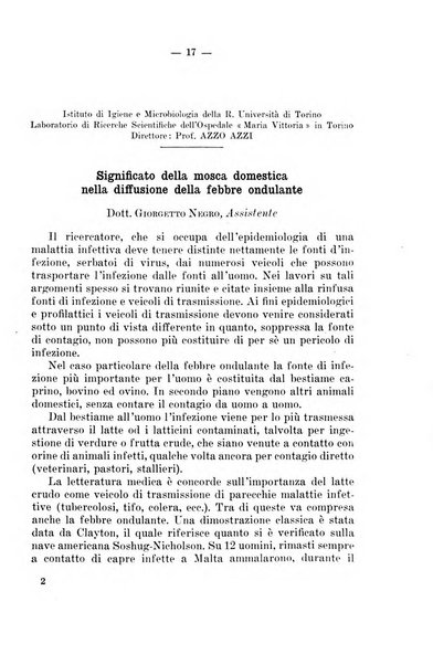 Giornale di batteriologia e immunologia bollettino clinico ed amministrativo dell'Ospedale Maria Vittoria