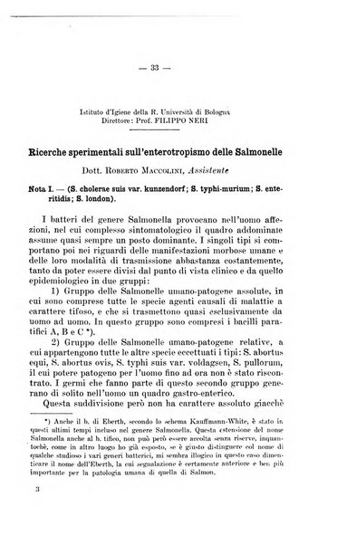 Giornale di batteriologia e immunologia bollettino clinico ed amministrativo dell'Ospedale Maria Vittoria