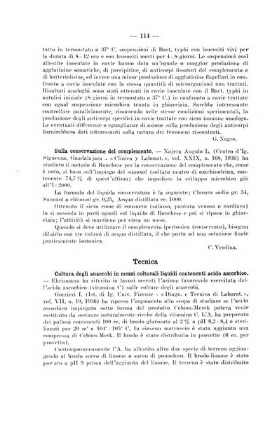 Giornale di batteriologia e immunologia bollettino clinico ed amministrativo dell'Ospedale Maria Vittoria