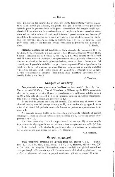 Giornale di batteriologia e immunologia bollettino clinico ed amministrativo dell'Ospedale Maria Vittoria