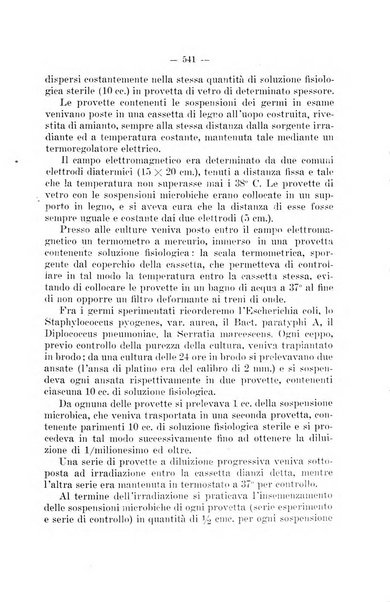 Giornale di batteriologia e immunologia bollettino clinico ed amministrativo dell'Ospedale Maria Vittoria