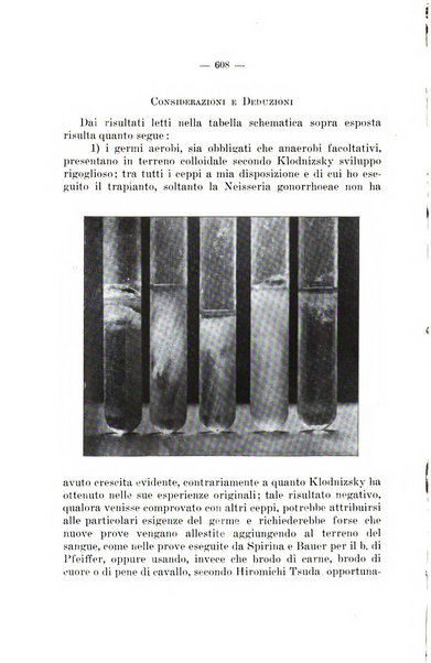 Giornale di batteriologia e immunologia bollettino clinico ed amministrativo dell'Ospedale Maria Vittoria