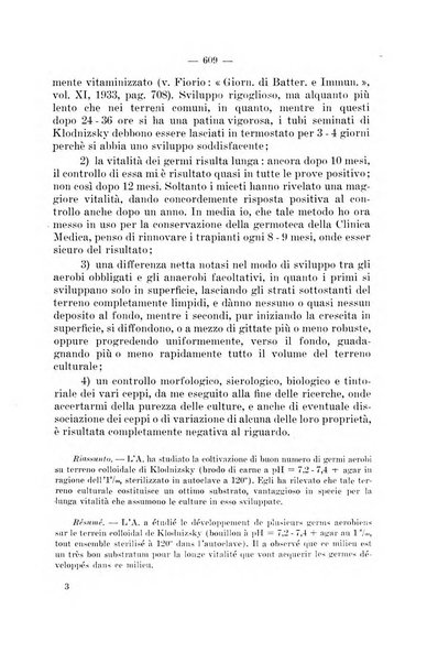 Giornale di batteriologia e immunologia bollettino clinico ed amministrativo dell'Ospedale Maria Vittoria