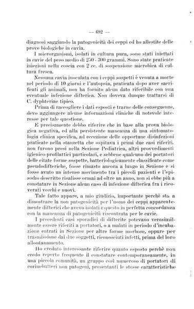 Giornale di batteriologia e immunologia bollettino clinico ed amministrativo dell'Ospedale Maria Vittoria