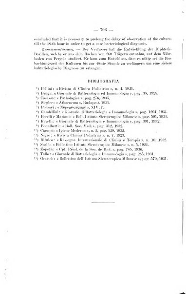 Giornale di batteriologia e immunologia bollettino clinico ed amministrativo dell'Ospedale Maria Vittoria