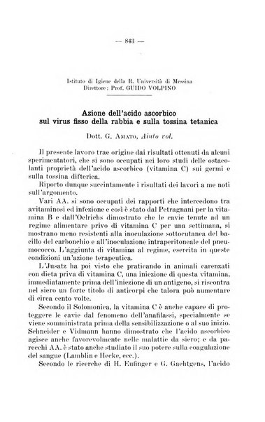 Giornale di batteriologia e immunologia bollettino clinico ed amministrativo dell'Ospedale Maria Vittoria