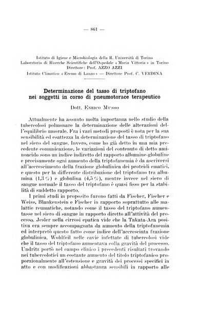 Giornale di batteriologia e immunologia bollettino clinico ed amministrativo dell'Ospedale Maria Vittoria