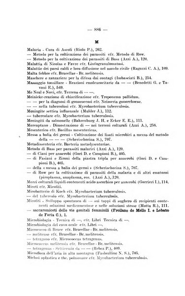 Giornale di batteriologia e immunologia bollettino clinico ed amministrativo dell'Ospedale Maria Vittoria