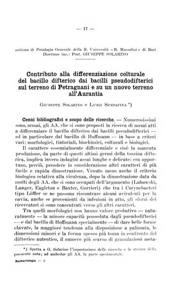 Giornale di batteriologia e immunologia bollettino clinico ed amministrativo dell'Ospedale Maria Vittoria