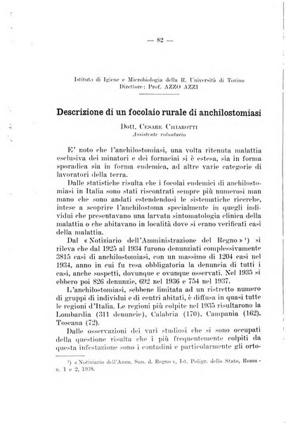 Giornale di batteriologia e immunologia bollettino clinico ed amministrativo dell'Ospedale Maria Vittoria