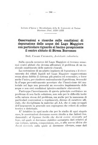 Giornale di batteriologia e immunologia bollettino clinico ed amministrativo dell'Ospedale Maria Vittoria