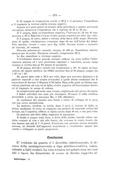 Giornale di batteriologia e immunologia bollettino clinico ed amministrativo dell'Ospedale Maria Vittoria