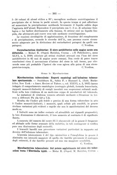 Giornale di batteriologia e immunologia bollettino clinico ed amministrativo dell'Ospedale Maria Vittoria