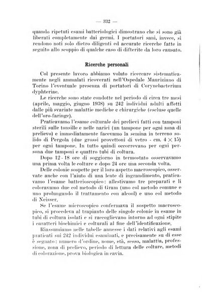 Giornale di batteriologia e immunologia bollettino clinico ed amministrativo dell'Ospedale Maria Vittoria