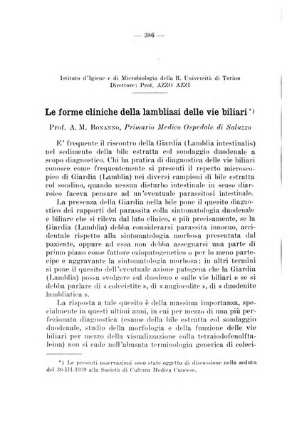 Giornale di batteriologia e immunologia bollettino clinico ed amministrativo dell'Ospedale Maria Vittoria