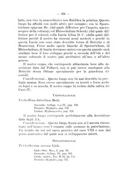 Giornale di batteriologia e immunologia bollettino clinico ed amministrativo dell'Ospedale Maria Vittoria