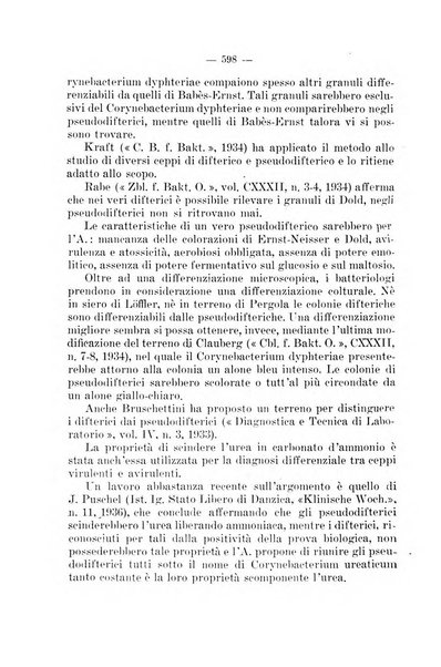 Giornale di batteriologia e immunologia bollettino clinico ed amministrativo dell'Ospedale Maria Vittoria