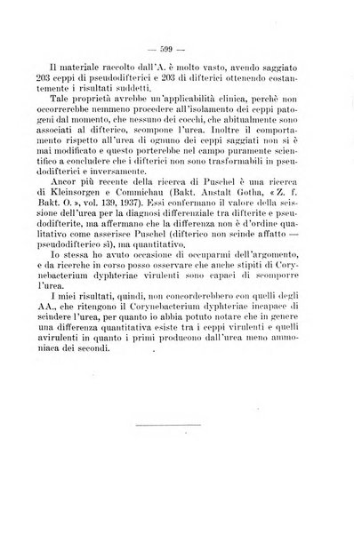 Giornale di batteriologia e immunologia bollettino clinico ed amministrativo dell'Ospedale Maria Vittoria