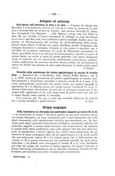 Giornale di batteriologia e immunologia bollettino clinico ed amministrativo dell'Ospedale Maria Vittoria