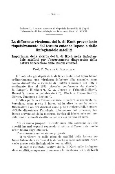 Giornale di batteriologia e immunologia bollettino clinico ed amministrativo dell'Ospedale Maria Vittoria