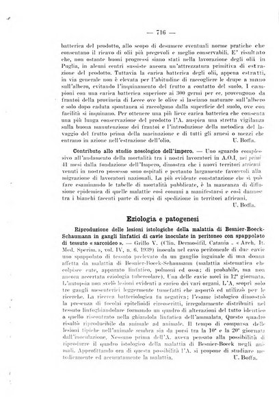 Giornale di batteriologia e immunologia bollettino clinico ed amministrativo dell'Ospedale Maria Vittoria