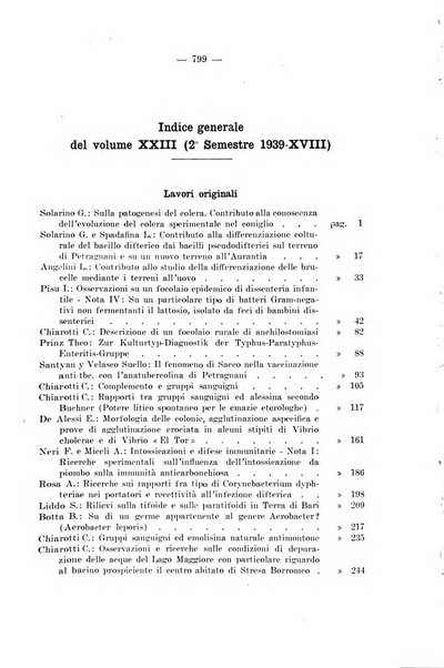 Giornale di batteriologia e immunologia bollettino clinico ed amministrativo dell'Ospedale Maria Vittoria