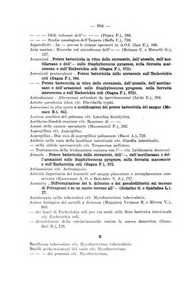 Giornale di batteriologia e immunologia bollettino clinico ed amministrativo dell'Ospedale Maria Vittoria