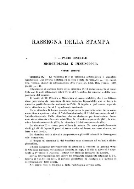 Giornale di batteriologia e immunologia bollettino clinico ed amministrativo dell'Ospedale Maria Vittoria