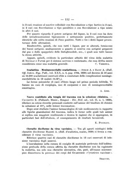 Giornale di batteriologia e immunologia bollettino clinico ed amministrativo dell'Ospedale Maria Vittoria