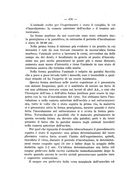 Giornale di batteriologia e immunologia bollettino clinico ed amministrativo dell'Ospedale Maria Vittoria