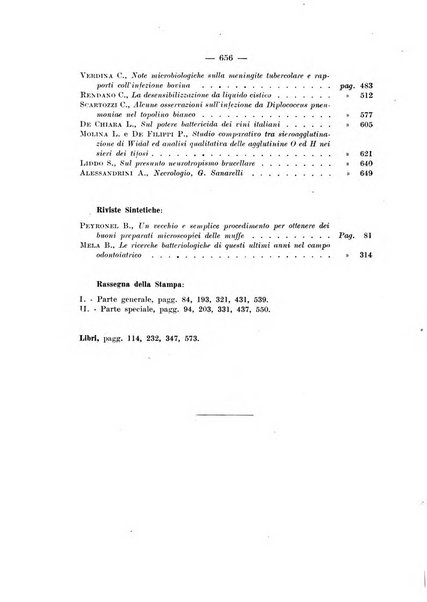 Giornale di batteriologia e immunologia bollettino clinico ed amministrativo dell'Ospedale Maria Vittoria