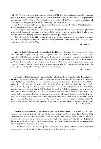 Giornale di batteriologia e immunologia bollettino clinico ed amministrativo dell'Ospedale Maria Vittoria