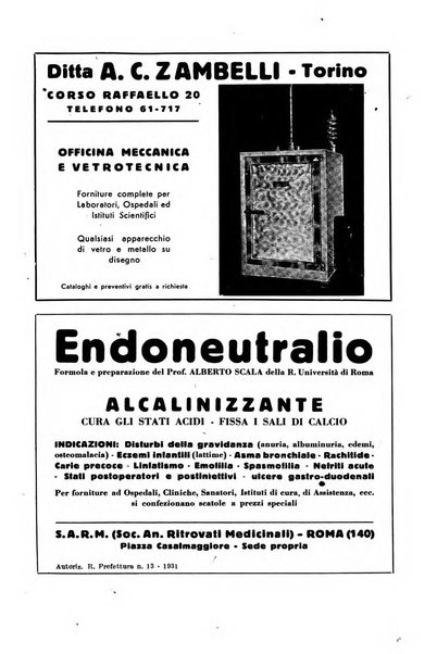 Giornale di batteriologia e immunologia bollettino clinico ed amministrativo dell'Ospedale Maria Vittoria